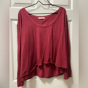 We The Free Maroon size XL women’s shirt!